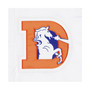 Men's White Denver Broncos Throwback Warm Up Pitch Satin Full-Snap Varsity Jacket