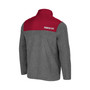 Men's Heathered Charcoal, Crimson Washington State Cougars Huff Snap Pullover