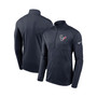 Men's Navy Houston Texans Fan Gear Element Performance Half-Zip Pullover Jacket