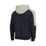 Men's Navy, Red Houston Texans Playoffs Color Block Full-Zip Hoodie