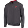 Men's Charcoal Texas Tech Red Raiders Tortugas Logo Quarter-Zip Jacket