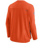 Men's Orange Chicago Bears Sideline Team Performance Pullover Sweatshirt