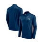 Men's Deep Sea Blue Seattle Kraken Underdog Mindset Quarter-Zip Jacket