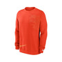 Men's Orange Detroit Tigers Statement Ball Game Fleece Pullover Sweatshirt