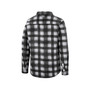 Men's Black, White San Diego State Aztecs Ellis Plaid Full-Snap Shirt Jacket