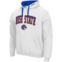 Men's White Boise State Broncos Arch Logo 2.0 Pullover Hoodie
