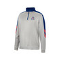 Men's Gray and Navy Arizona Wildcats Bushwood Fleece Quarter-Zip Jacket