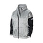 Men's Silver Brooklyn Nets Courtside Chrome Full-Zip Jacket