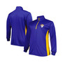 Men's Royal Los Angeles Rams Big and Tall Quarter-Zip Top