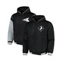Men's Black Chicago White Sox Reversible Fleece Full-Snap Hoodie Jacket
