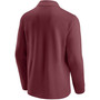 Men's Maroon, Heathered Gray Minnesota Golden Gophers Primary Logo Quarter-Zip Jacket