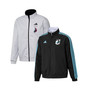 Men's Black and White Minnesota United FC 2023 On-Field Anthem Full-Zip Reversible Team Jacket