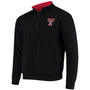 Men's Black Texas Tech Red Raiders Tortugas Logo Quarter-Zip Jacket