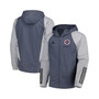 Men's Charcoal New England Revolution All-Weather Raglan Hoodie Full-Zip Jacket