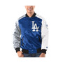 Men's Royal, Gray Los Angeles Dodgers Varsity Tri-Color Satin Full-Snap Jacket