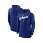 Men's Heather Royal Los Angeles Dodgers Authentic Collection Early Work Tri-Blend Performance Pullover Hoodie