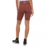 Women's High Waist Metallic Logo Print Bicycle Shorts