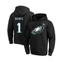 Men's Jalen Hurts Black Philadelphia Eagles Super Bowl LVII Big and Tall Name and Number Pullover Hoodie