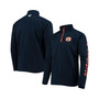 Men's Navy Auburn Tigers Terminal Tackle Fleece Raglan Omni-Shade Quarter-Zip Jacket