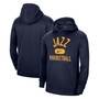 Men's Navy Utah Jazz 2021-2022 Spotlight On Court Performance Practice Pullover Hoodie