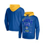 Men's NFL X Staple Navy Los Angeles Rams Oversized Gridiron Vintage-Like Wash Pullover Hoodie