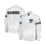 Men's White Las Vegas Raiders The Power Forward Full-Snap Jacket