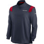 Men's Navy Houston Texans 2021 Sideline Coaches Repel Quarter-Zip Jacket