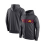 Men's Anthracite Minnesota Golden Gophers Logo Performance Full-Zip Hoodie