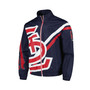 Men's Navy St. Louis Cardinals Exploded Logo Warm Up Full-Zip Jacket