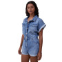 Women's Denim Playsuit
