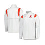 Men's White Ole Miss Rebels 2022 Coaches Sideline Quarter-Zip Top