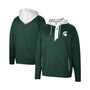 Men's Green Michigan State Spartans Luge 3.0 Quarter-Zip Hoodie