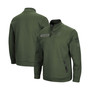Men's Olive Wisconsin Badgers OHT Military-Inspired Appreciation Digit Quarter-Snap Jacket