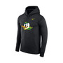 Men's Black Oregon Ducks Alternate Performance Pullover Hoodie