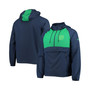 Men's Navy Notre Dame Fighting Irish Gameday Anorak Performance Half-Zip Jacket