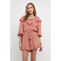 Women's Ruffle Detail Romper