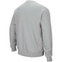 Men's Gray Harvard Crimson Team Arch Logo Tackle Twill Pullover Sweatshirt