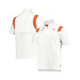 Men's White Texas Longhorns 2021 Coaches Short Sleeve Quarter-Zip Jacket