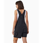 Women's Utility Denim Overall Romper Shorts