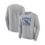 Men's Branded Heathered Charcoal Tennessee Titans Playability Pullover Sweatshirt