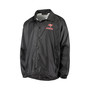 Men's Black Tampa Bay Buccaneers Coaches Classic Raglan Full-Snap Windbreaker Jacket