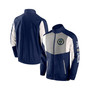 Men's Branded Navy Philadelphia Union Net Goal Raglan Full-Zip Track Jacket
