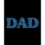 Men's Dad Word Art Crewneck Sweatshirt
