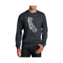 Men's Word Art California State Crewneck Sweatshirt