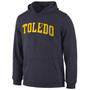 Men's Navy Toledo Rockets Basic Arch Expansion Hoodie