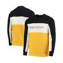 Men's Black and Gold-Tone Washington Football Team Color Block Pullover Sweatshirt
