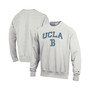 Men's Gray UCLA Bruins Arch Over Logo Reverse Weave Pullover Sweatshirt
