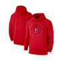 Men's Red Gonzaga Bulldogs Basketball Icon Club Fleece Pullover Hoodie