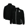 Men's Black New York Yankees Big and Tall Polar Full-Zip Jacket