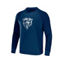 Men's NFL x Darius Rucker Collection by Navy Chicago Bears Raglan Fleece Pullover Sweatshirt